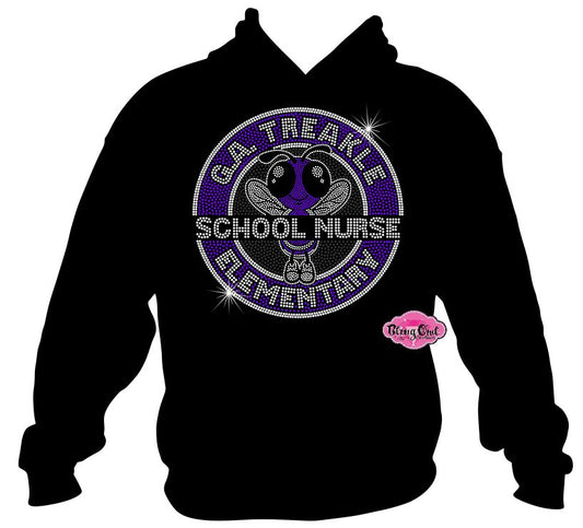 GA Treakle School Nurse Sweatshirt Unisex
