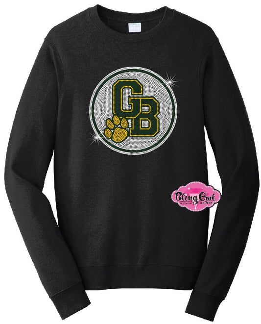GB Circle Paw full circle Unisex Crewneck Adult