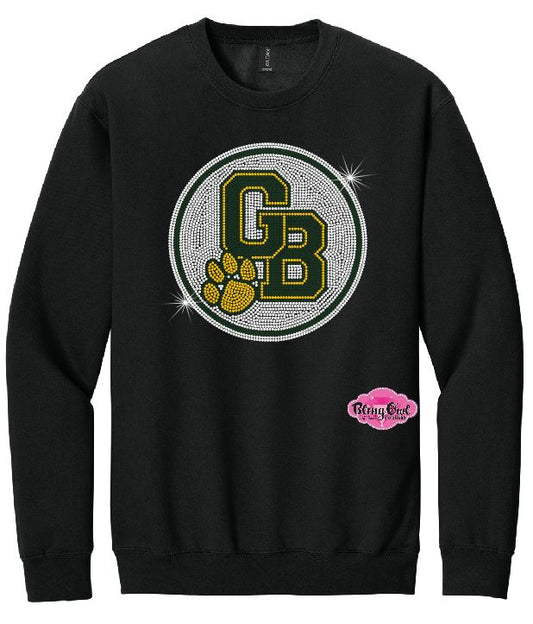 GB Circle Paw full circle Unisex Crewneck Adult