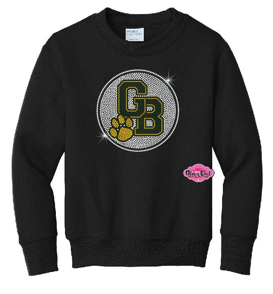 GB Circle Paw full circle Youth Crewneck