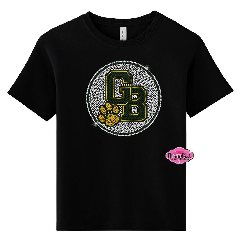 GB Circle Paw full circle Youth Short Sleeve