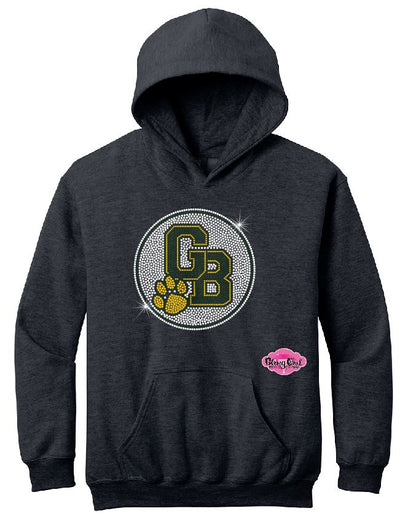 GB Circle Paw full circle Hoodie Youth