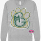 GBM Cheerleading Paw Rhinestone Youth T-Shirt