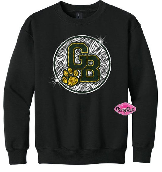 GB Circle Paw full circle Youth Crewneck