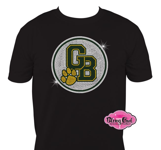 GB Circle Paw full circle Unisex Short Sleeve Adult