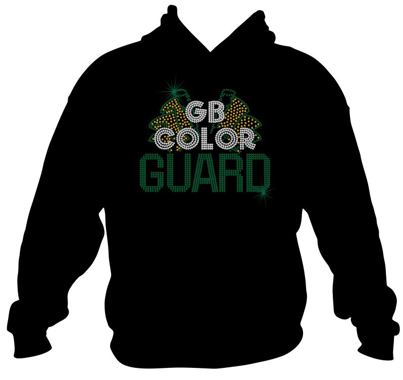 GB Color Guard Sweatshirt Hoodie Adult Unisex