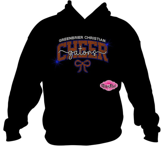 GCA Cheer Gators Bow Sweatshirt Unisex
