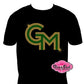 GMU 2 Color Logo Unisex Short Sleeve