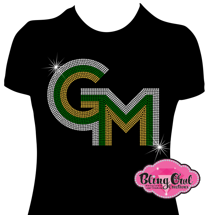 GMU 3 Color Logo Fitted Short Sleeve