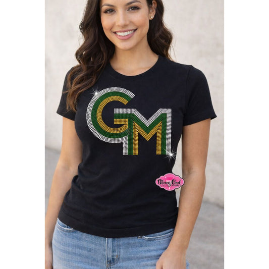 GMU 3 Color Logo Fitted Short Sleeve