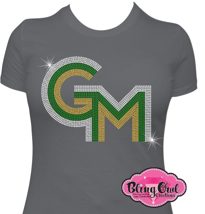 GMU 3 Color Logo Fitted Short Sleeve