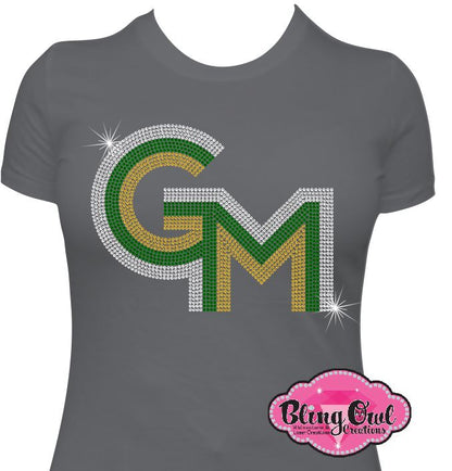 GMU 3 Color Logo Fitted Short Sleeve