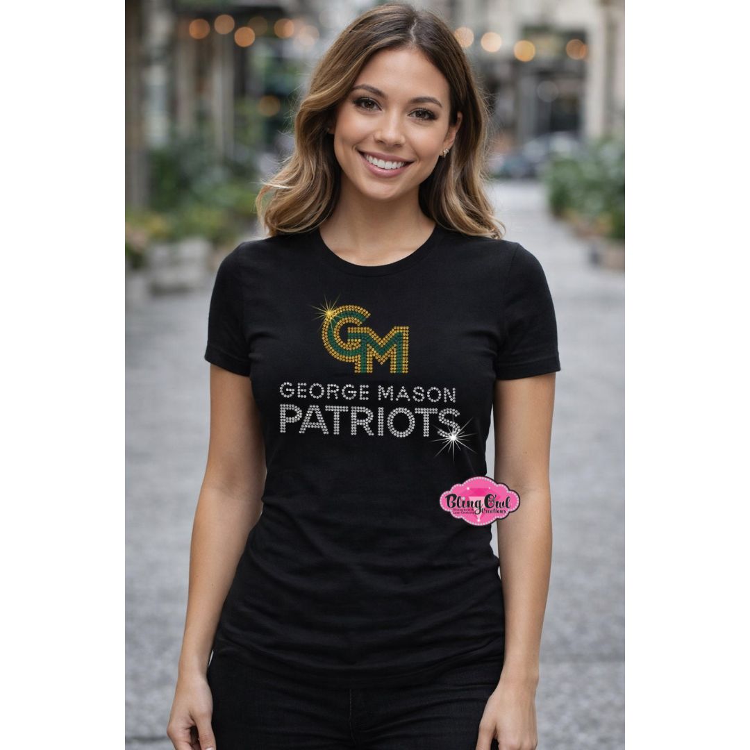 GMU George Mason Patriots Fitted Short Sleeve