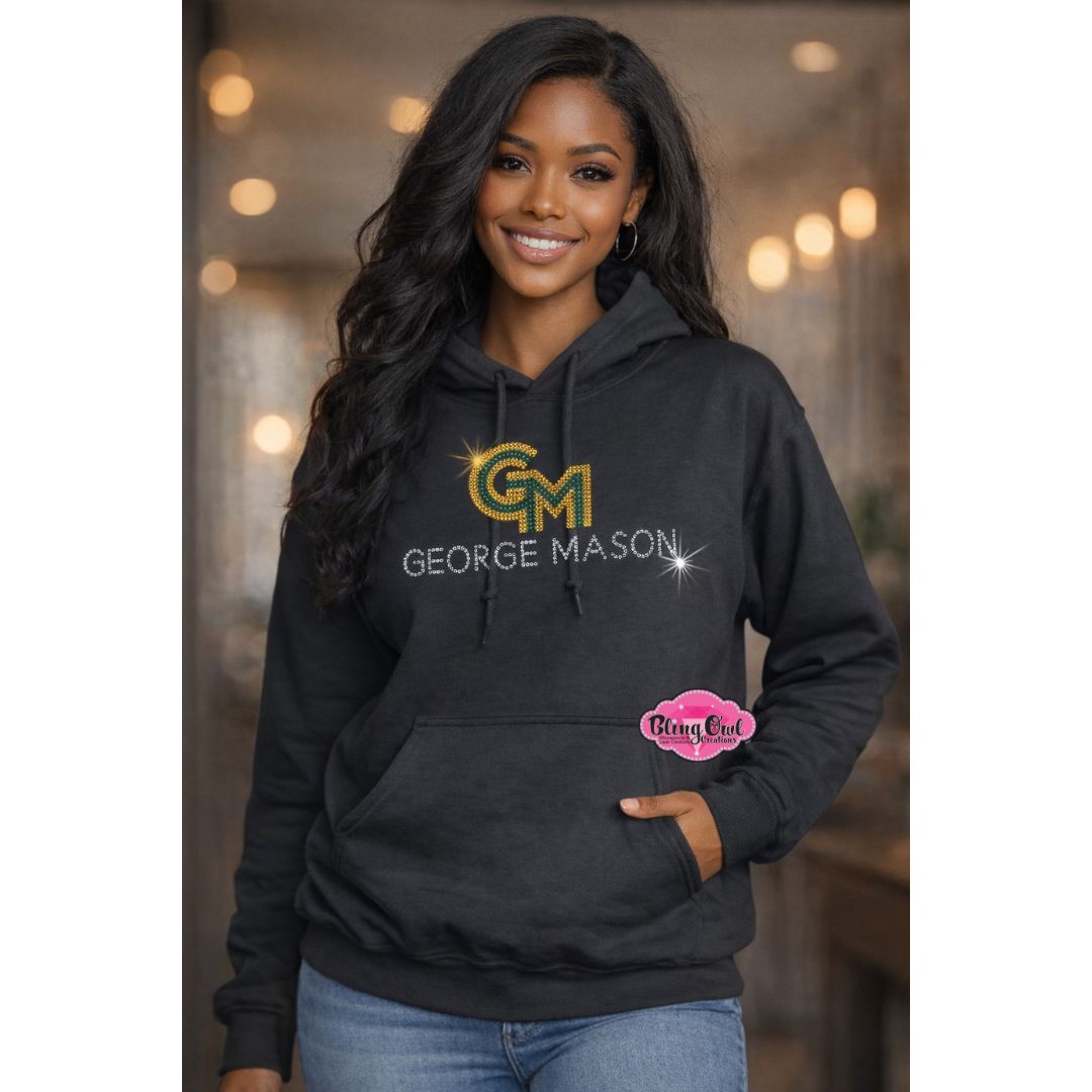 GMU George Mason Logo Name Unisex Sweatshirt