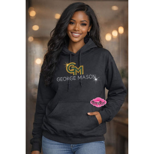 GMU George Mason Logo Name Unisex Sweatshirt