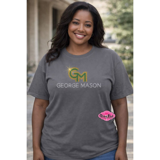 GMU George Mason Logo Name Unisex Short Sleeve