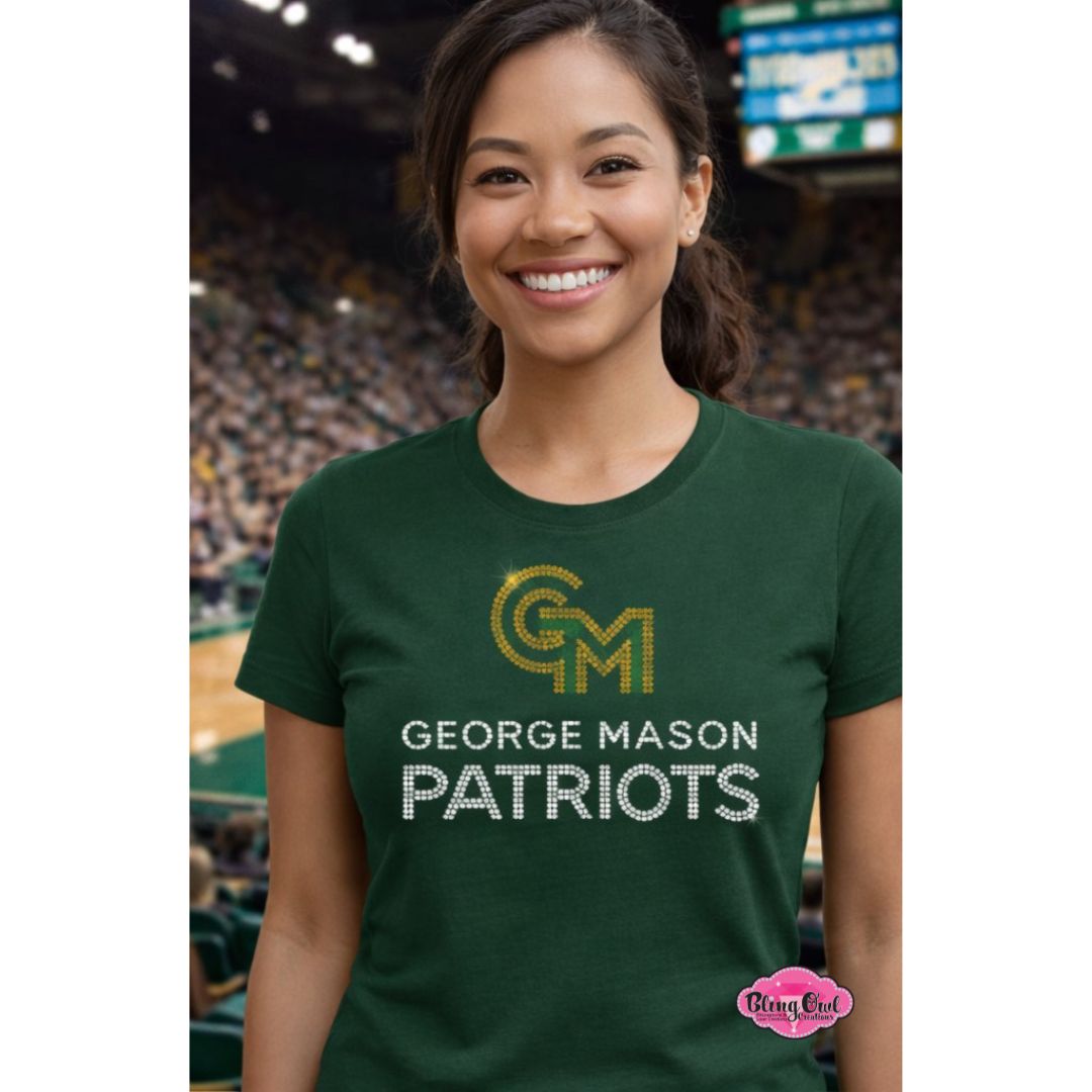 GMU George Mason Patriots Fitted Short Sleeve