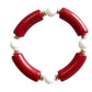 Burgundy Game Day Bracelet Set