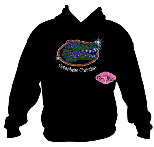 Greenbrier Christian Gators Face Sweatshirt Unisex