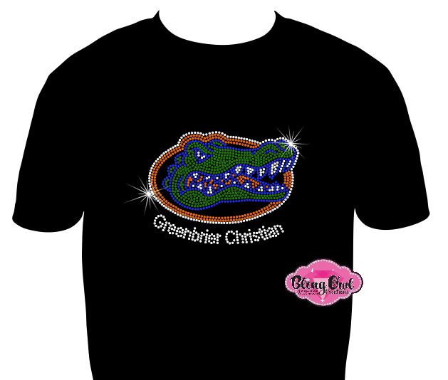 Greenbrier Christian Gators Face Scoop Neck Unisex