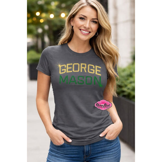 GMU George Mason Arch Fitted Short Sleeve