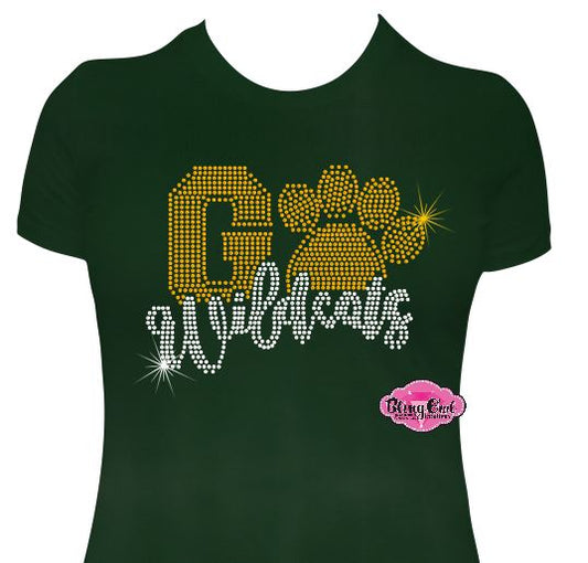 GB Go Wildcats (Rhinestone Design)