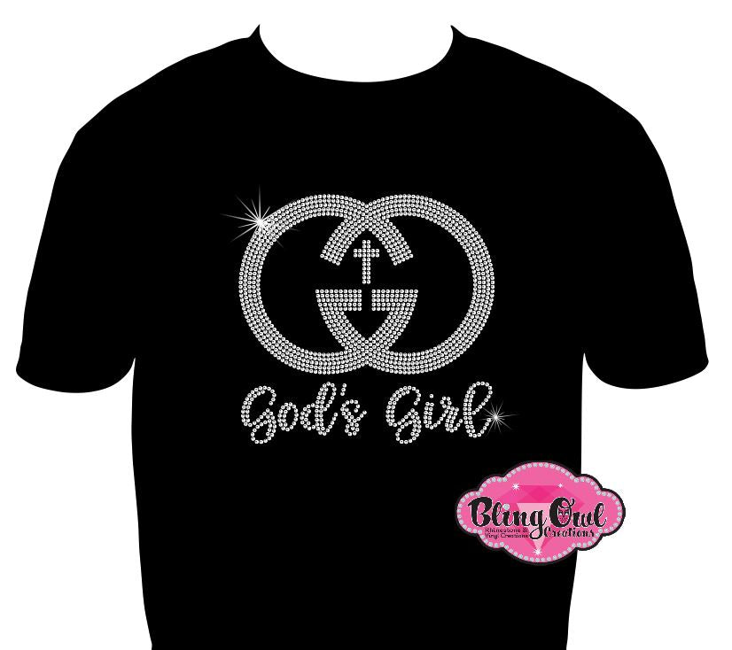 God's_girl_cute_tees trendy_shirts customized_t-shirts personalized_tees faith_based_shirt girls_fashion_style christian shirts religious teesrhinestone sparkle bling