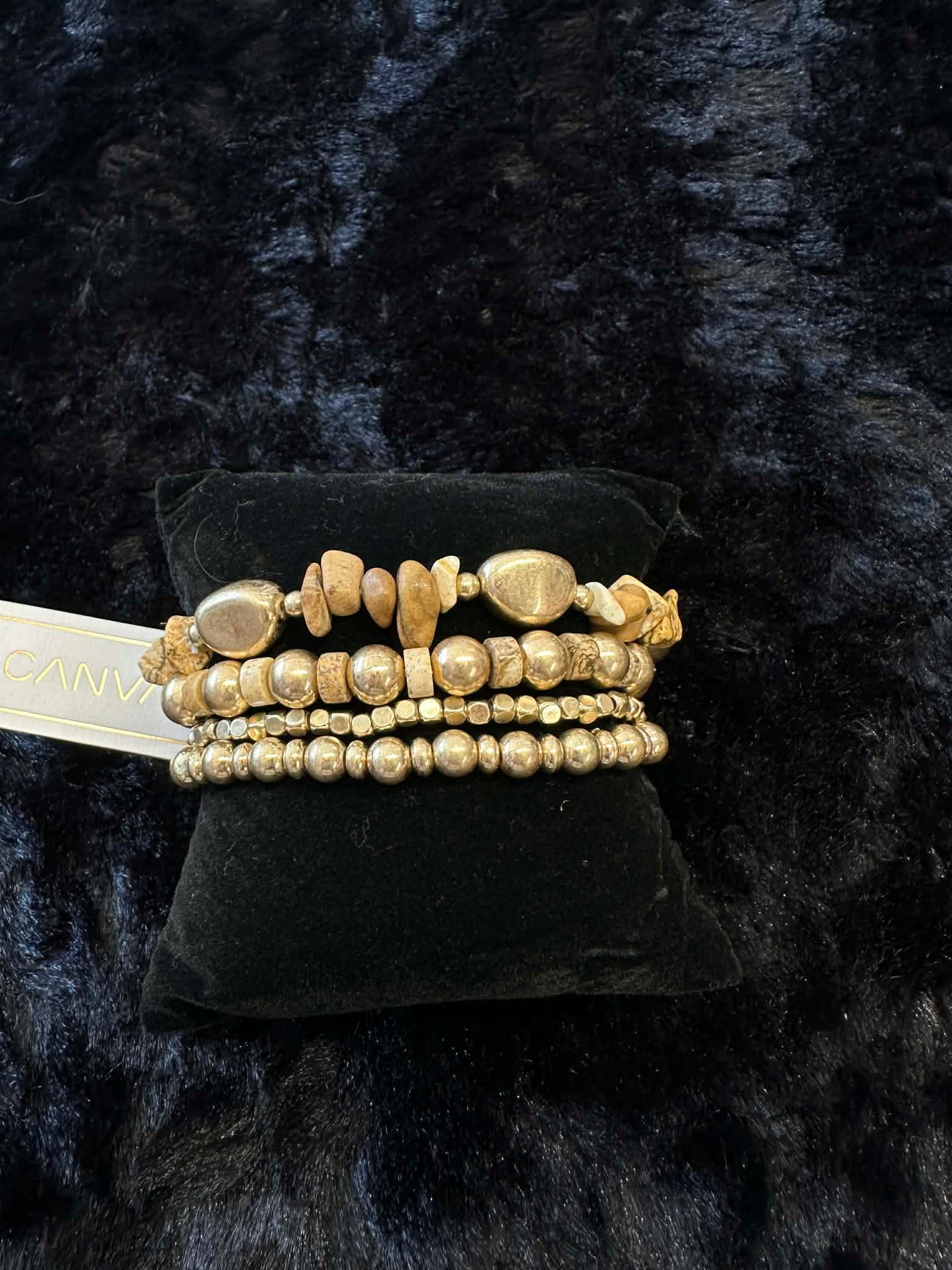 Gold Stacking Bracelet