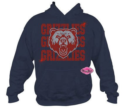 Grizzlies Face Stack Sweatshirt