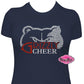 Grizzly Cheer Womens Fitted T Shirt
