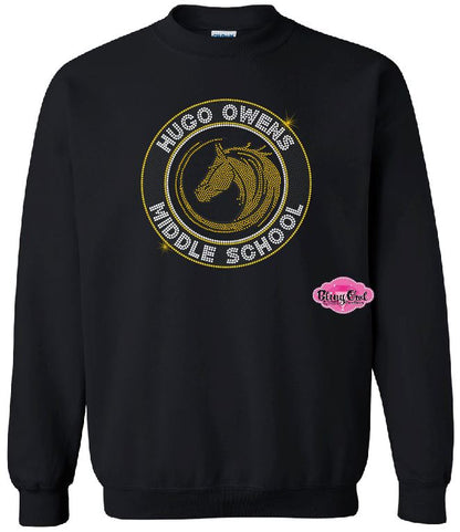 Hugo Owens Circle Mustang Crewneck