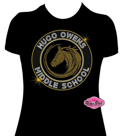 Hugo Owens Circle Womens Fitted Tshirt