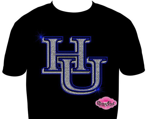 HU Logo 10 inch Scoop Neck Unisex Tee