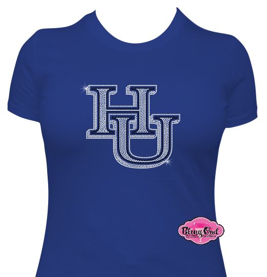 HU Single Logo 7 in Scoop Neck Womens Fitted