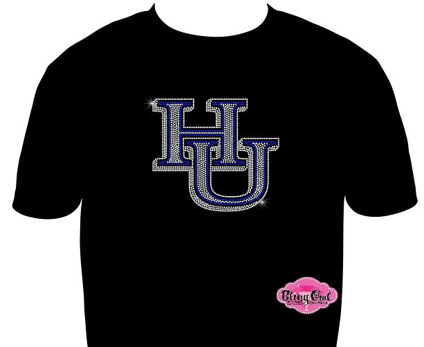 HU Logo 7 inch Scoop Neck Unisex Tee