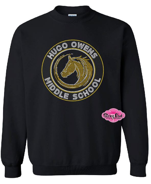 Hugo Owens Circle Mustang Crewneck