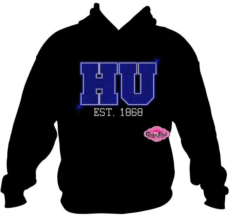 HU Initials Block Sweatshirt