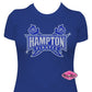 HU Hampton Pirates Scoop Neck Womens Fitted