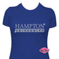 HU Hampton University Small Scoop Neck Womens Fitted