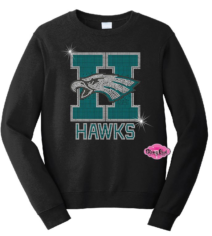 Hawks Head H Crewneck Unisex