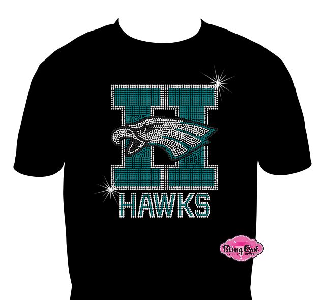 Hawks Head 2 Unisex Tshirt