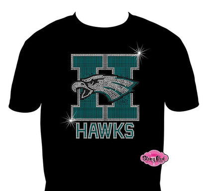Hawks Head 2 Unisex Tshirt