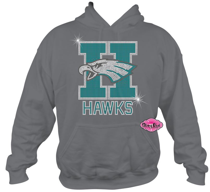 Hawks Head 2 Sweatshirt Unisex
