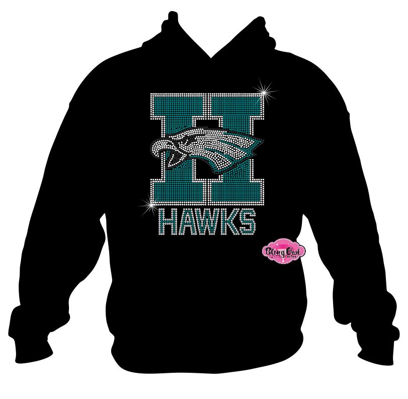 Hawks Head 2 Sweatshirt Unisex