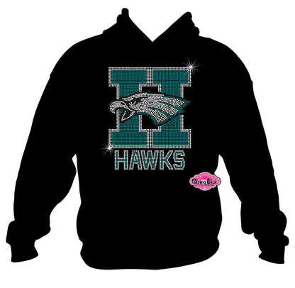 Hawks Head 2 Sweatshirt Unisex