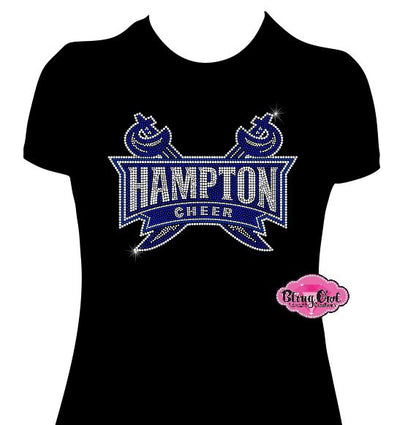 HU Hampton Cheer Womens Relaxed Fit Tshirt
