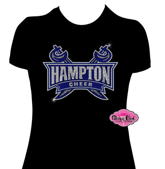 HU Hampton Cheer Womens Relaxed Fit Tshirt