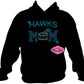 drumline mom hawks school spirit wear band mom hickory hawks sparkle bling rhinestones music arts