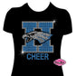 Hawks Head H Cheer Womens Fitted