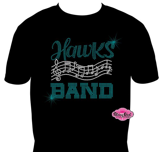 Hawks Band Notes 2 Unisex Short Sleeve Tshirt